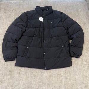 Calvin Klein Mens‎ Black Water Resistant Puffer Jacket Sorona Aura Insulation L